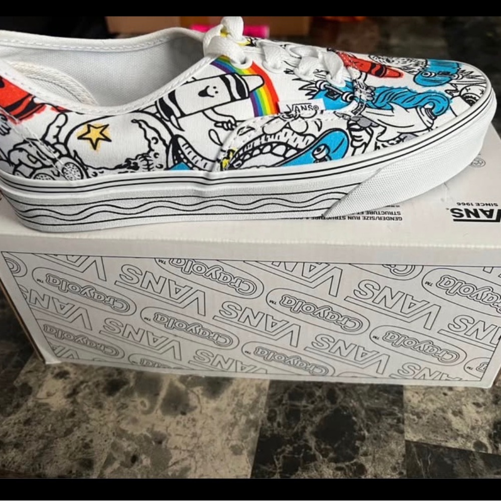 Vans Limited Edition Crayola Low-Top Sneakers